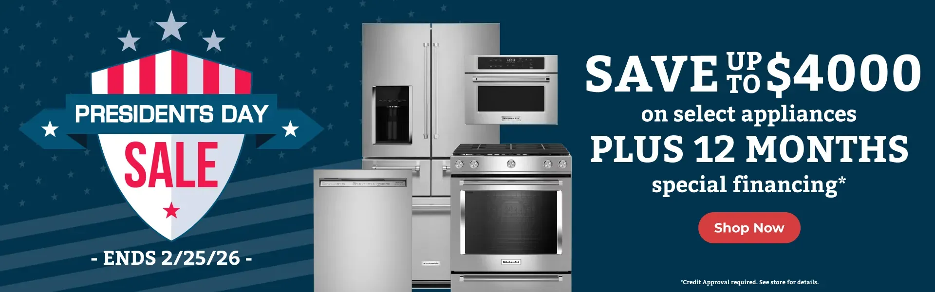 President's Day Sale Appliances
